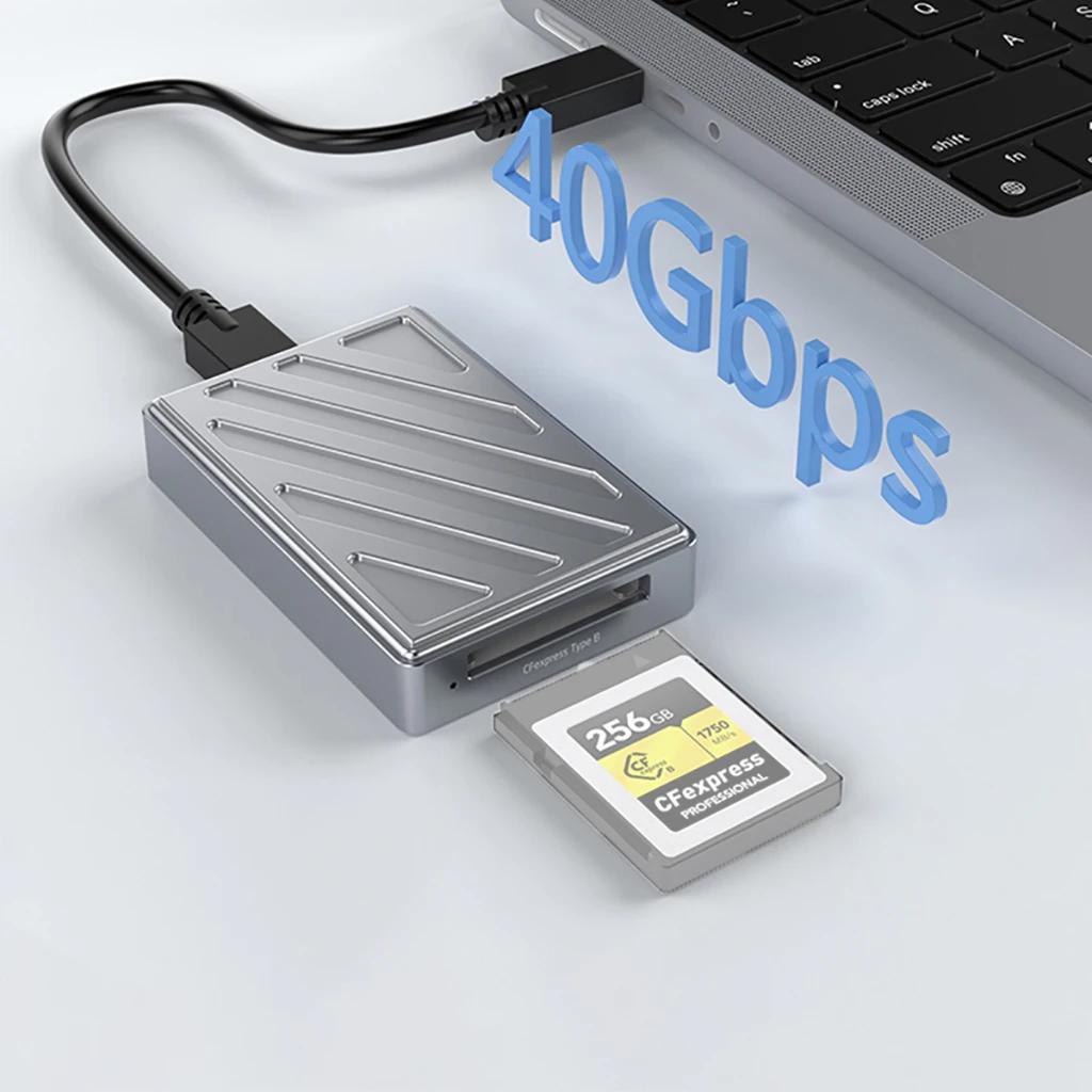 CFexpress B Ÿ ī , USB 4.0 Thunderbolt4-Compatible, 40Gbps CF Express ޸ ī , ȵ̵, ,  OS